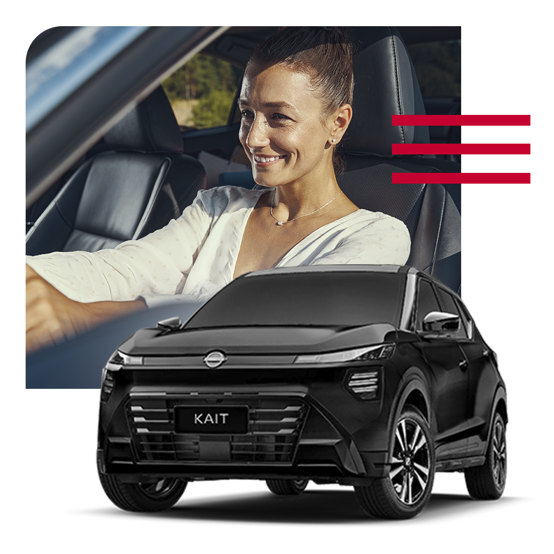 Nissan Kait PCD — pessoa dirigindo